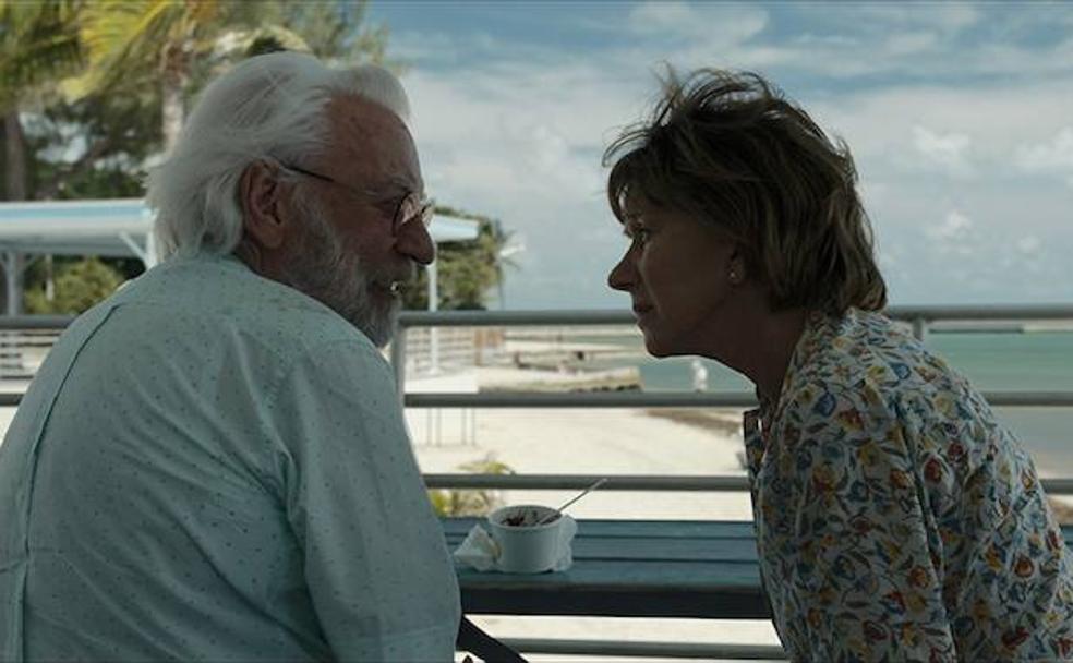 Helen Mirren y Donald Sutherland son los protagonistas de 'El viaje de sus vidas' (2017).