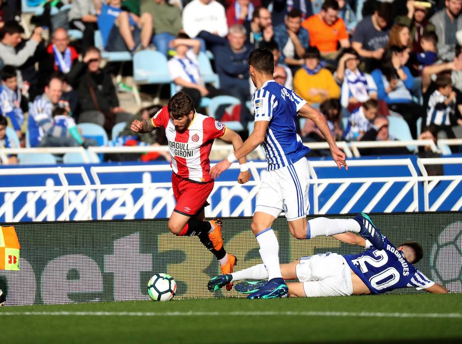 El equipo txuri-urdin se reencuentra con las buenas sensaciones tras esta goleada en Anoeta