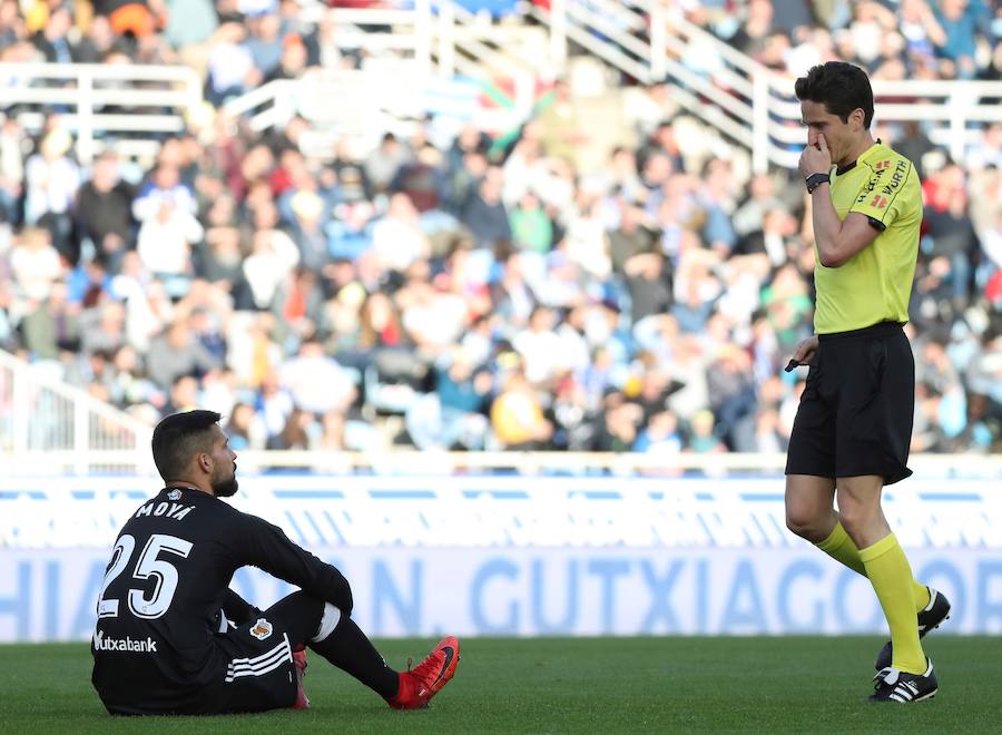 El equipo txuri-urdin se reencuentra con las buenas sensaciones tras esta goleada en Anoeta