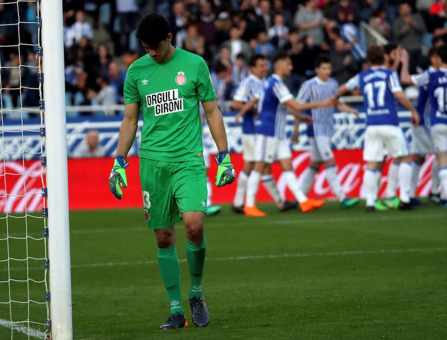 El equipo txuri-urdin se reencuentra con las buenas sensaciones tras esta goleada en Anoeta