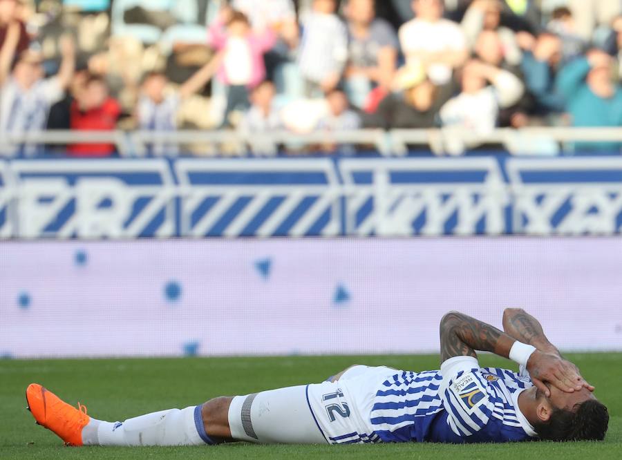 El equipo txuri-urdin se reencuentra con las buenas sensaciones tras esta goleada en Anoeta