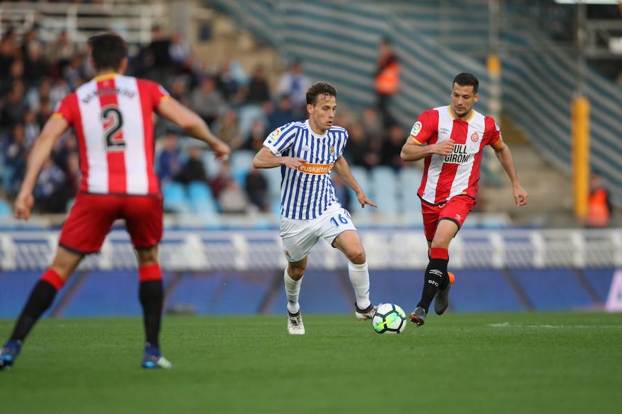 El equipo txuri-urdin se reencuentra con las buenas sensaciones tras esta goleada en Anoeta