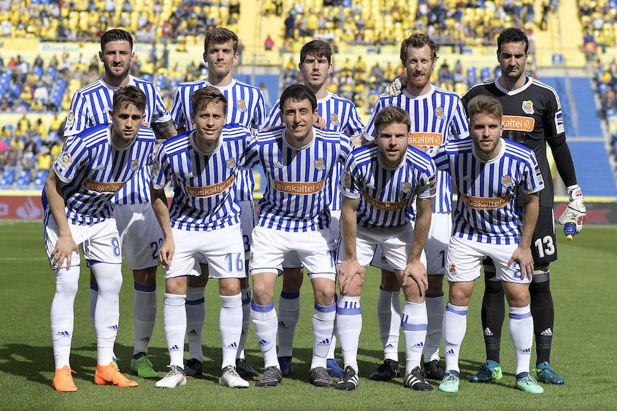 Gran partido de la Real Sociedad frente a Las Palmas en el que Oyarzabal abría el marcador.