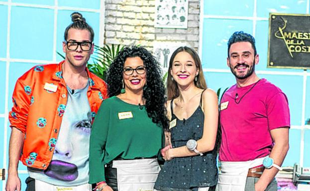 Los cuatro finalistas del programa. 