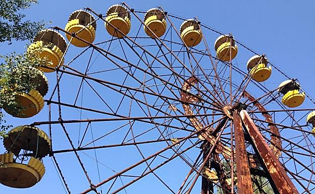 La famosa noria de Chernobyl.