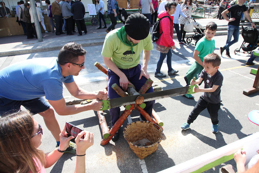 Idiazabal ha vivido este domingo una nueva edición de la Feria del Queso Vasco.