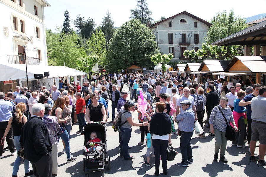 Idiazabal ha vivido este domingo una nueva edición de la Feria del Queso Vasco.