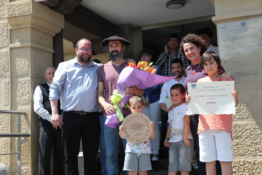 Idiazabal ha vivido este domingo una nueva edición de la Feria del Queso Vasco.