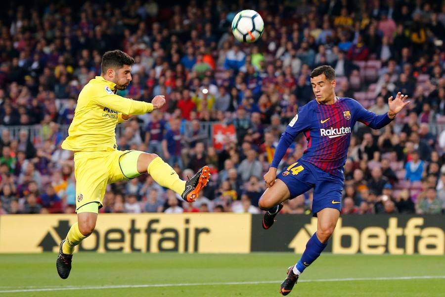 El Barcelona, ya campeón de Liga, recibe en el Camp Nou a un Villarreal que aún tiene trabajo por hacer para certificar su plaza europea. 