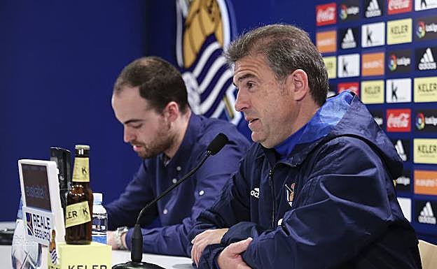 Gonzalo Arconada, en la rueda de prensa de este jueves.