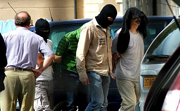 Luis Ignacio Iruretagoiena durante su dentención en Cahors en 2007. 