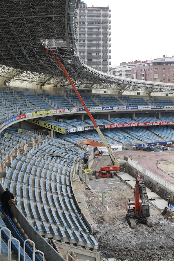 También en este proceso se está siguiendo un orden, ya que se ha empezado por la zona sur y se acabará en la norte.