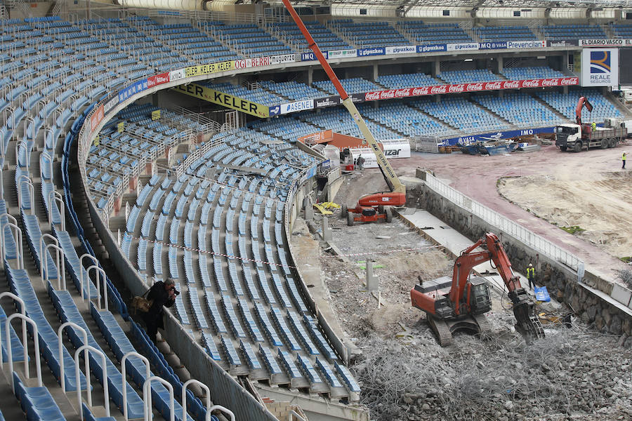 También en este proceso se está siguiendo un orden, ya que se ha empezado por la zona sur y se acabará en la norte.