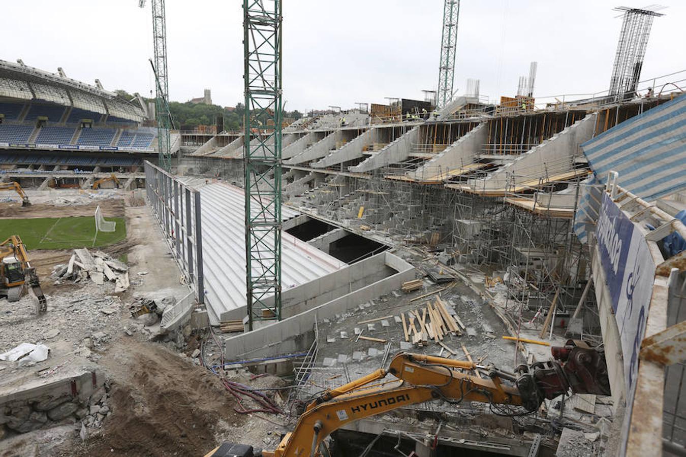 También en este proceso se está siguiendo un orden, ya que se ha empezado por la zona sur y se acabará en la norte.