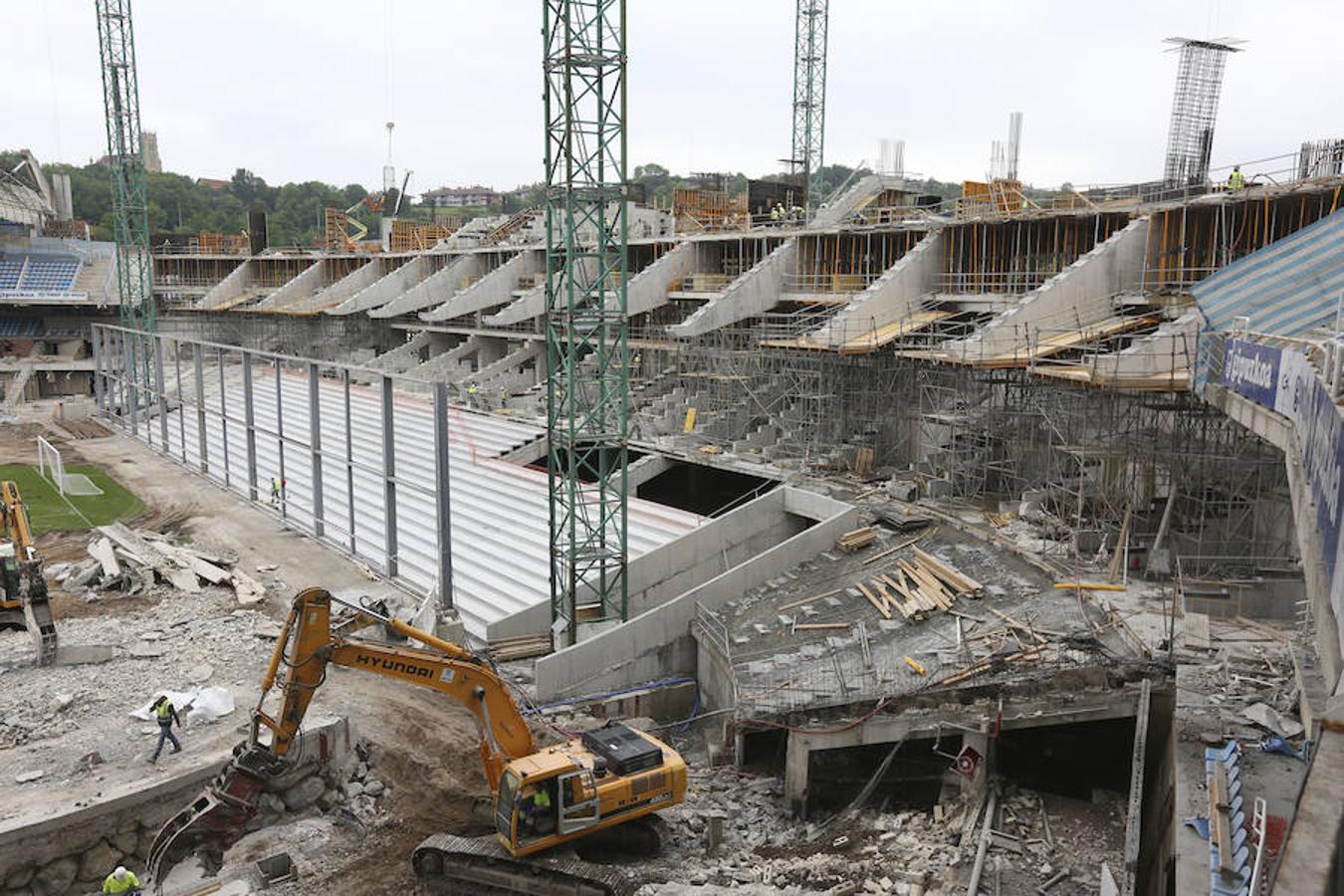 También en este proceso se está siguiendo un orden, ya que se ha empezado por la zona sur y se acabará en la norte.