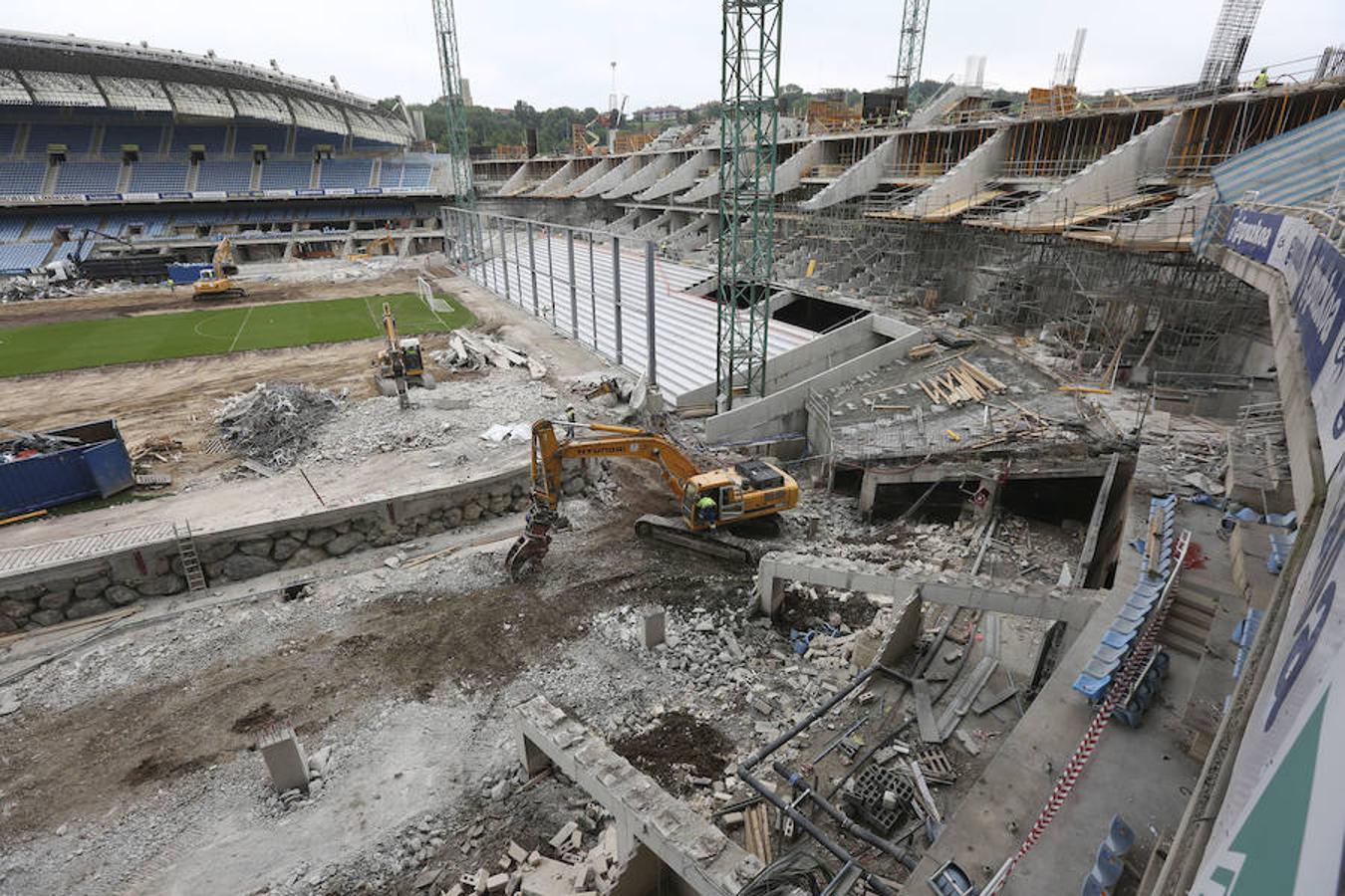 También en este proceso se está siguiendo un orden, ya que se ha empezado por la zona sur y se acabará en la norte.