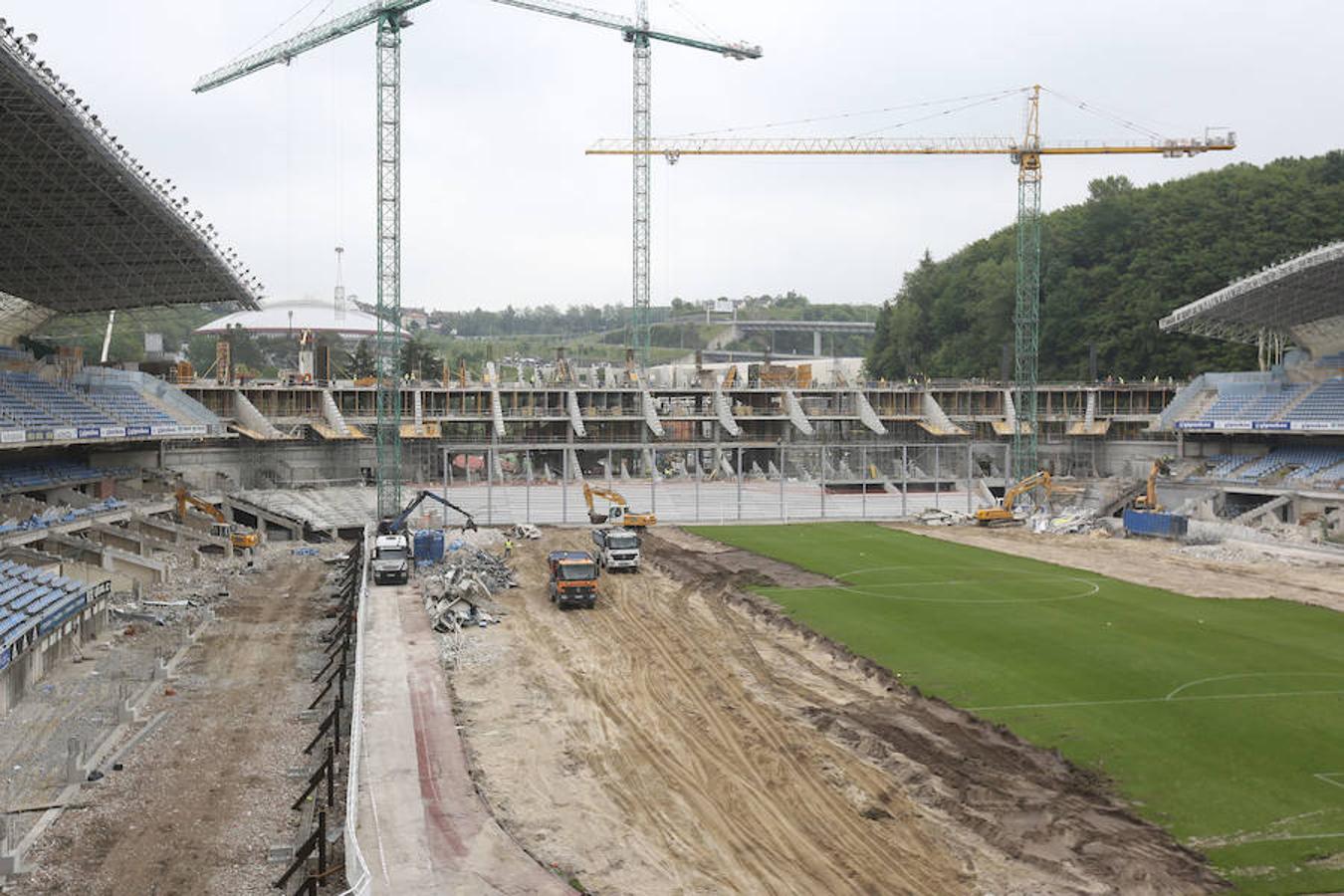 También en este proceso se está siguiendo un orden, ya que se ha empezado por la zona sur y se acabará en la norte.