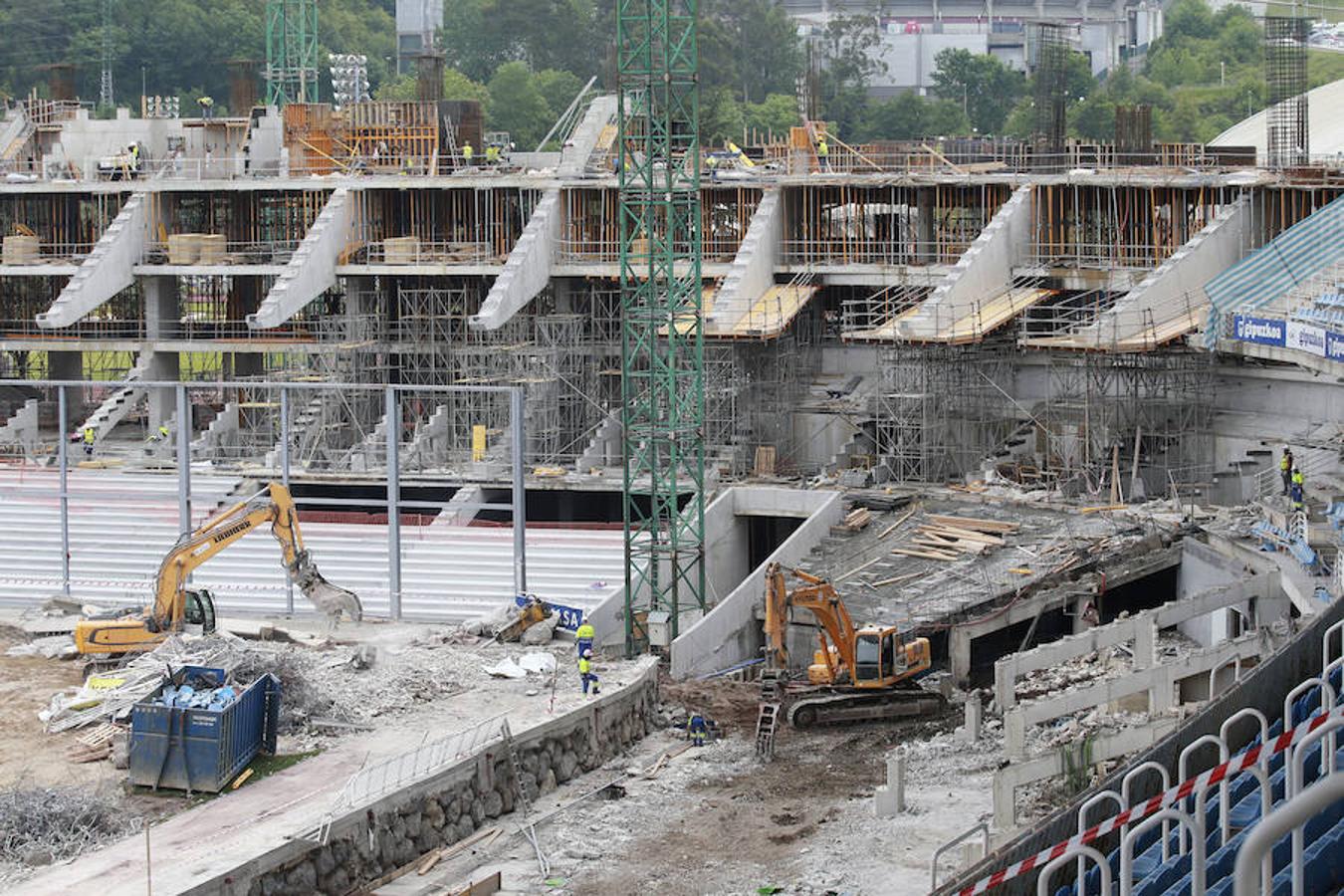 También en este proceso se está siguiendo un orden, ya que se ha empezado por la zona sur y se acabará en la norte.