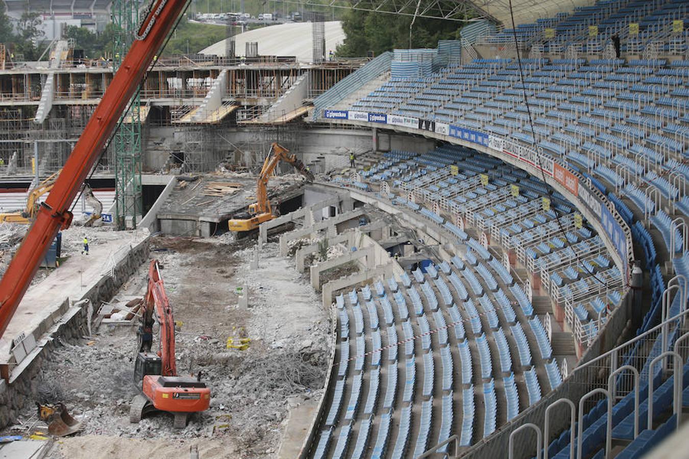 También en este proceso se está siguiendo un orden, ya que se ha empezado por la zona sur y se acabará en la norte.