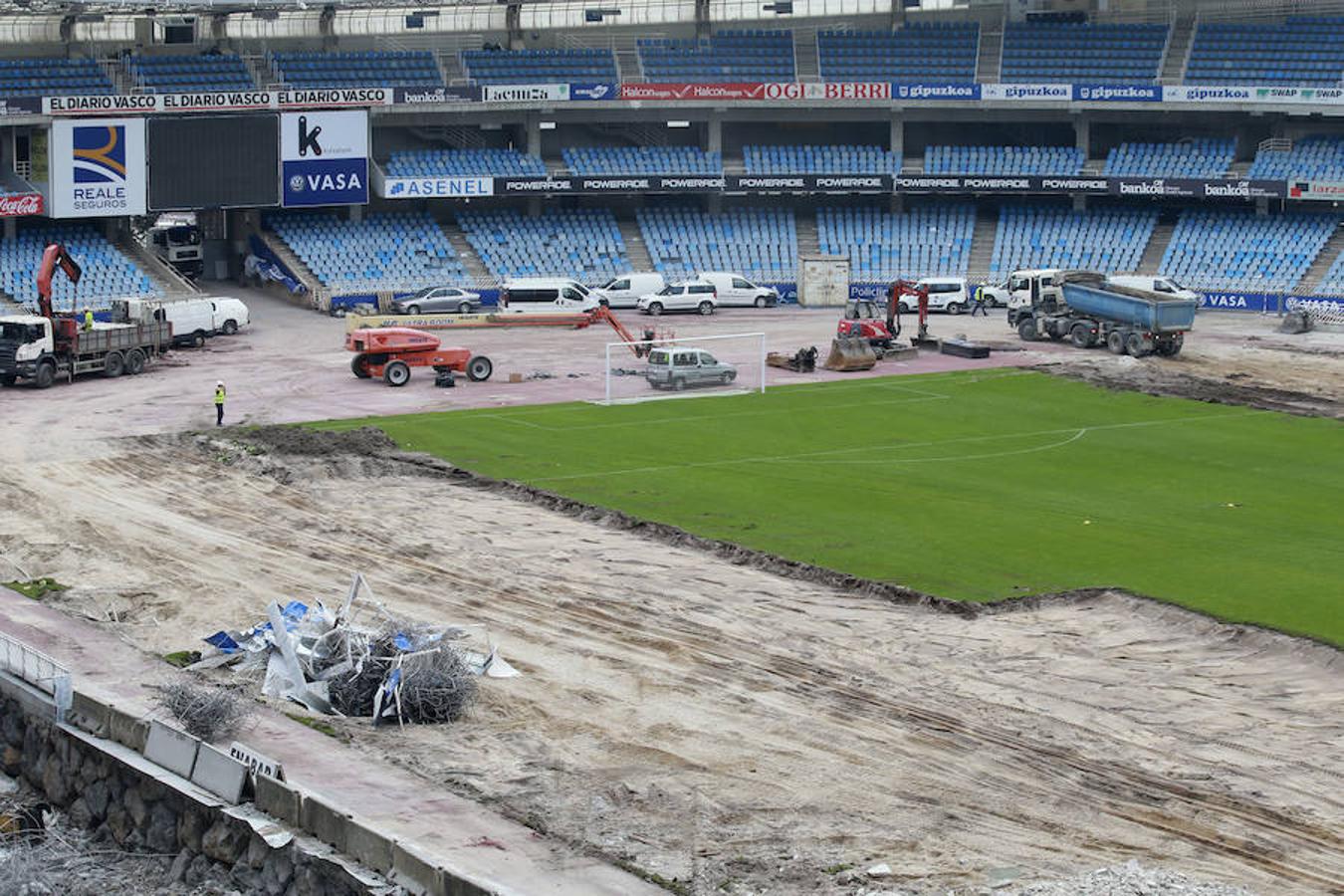 También en este proceso se está siguiendo un orden, ya que se ha empezado por la zona sur y se acabará en la norte.