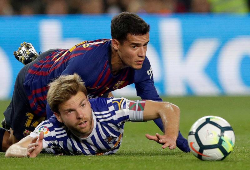 La Real Sociedad se enfrenta al Barcelona en la última jornada de la Liga. 