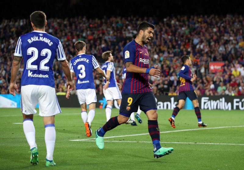La Real Sociedad se enfrenta al Barcelona en la última jornada de la Liga. 