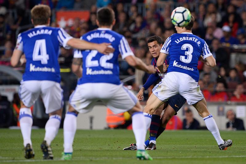 La Real Sociedad se enfrenta al Barcelona en la última jornada de la Liga. 