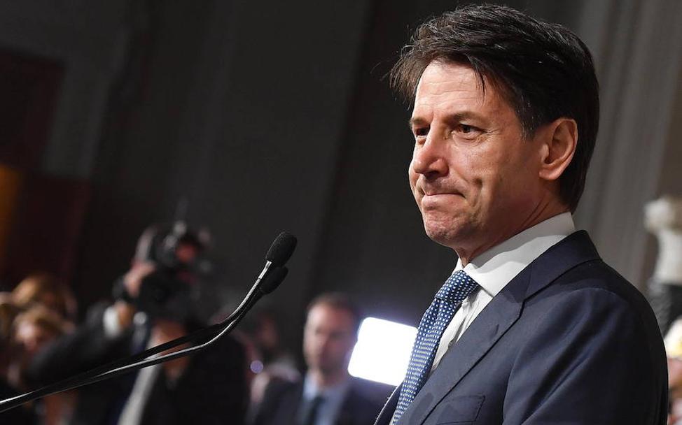 El nuevo primer ministro italiano, Giuseppe Conte.