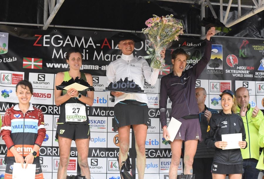 El joven suizo Rémi Bonnet (23 años) se ha impuesto en la categoría masculina de la Zegama-Aizkorri tras completar la prueba en 3:53:57.