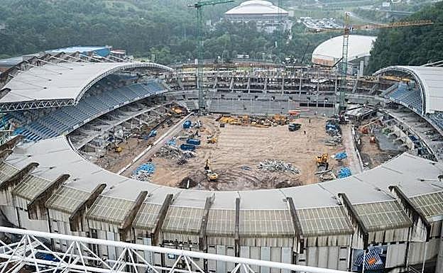 Anoeta va cogiendo forma poco a poco.