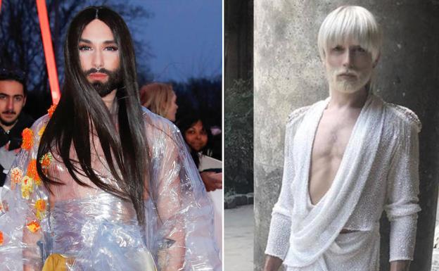 El nuevo 'look' de Conchita. 