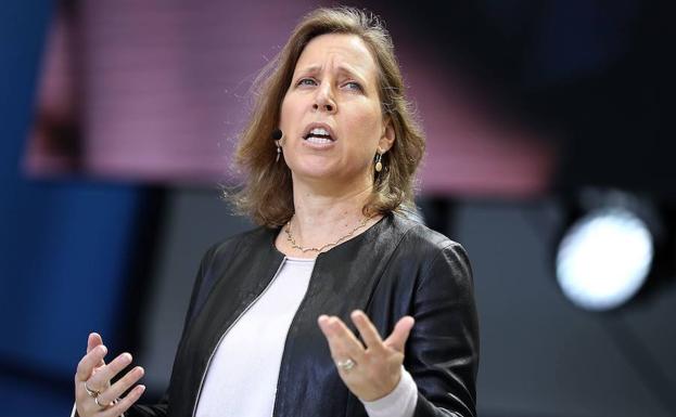 Susan Wojcicki, CEO de YouTube, da una conferencia. 