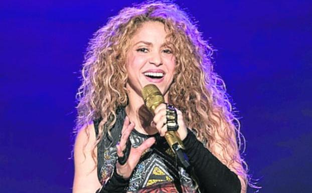 Shakira, en concierto. 