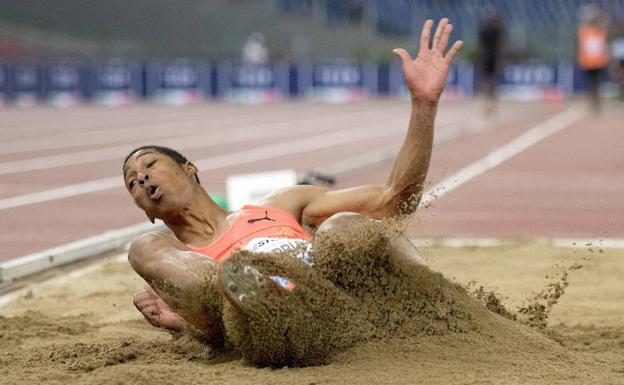 El cubano Echevarría, en la Diamond League de Roma.