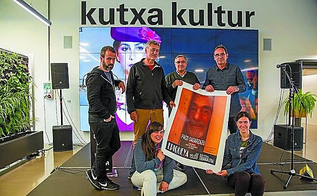 Paco Sagarzazu con Amaia Ruiz de Galarreta, y en el juicio.