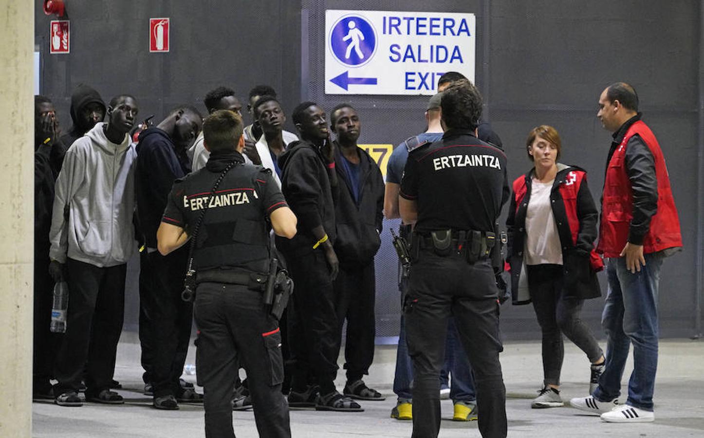 Han llegado este lunes y esperaban ser recogidos para trasladarlos a Francia