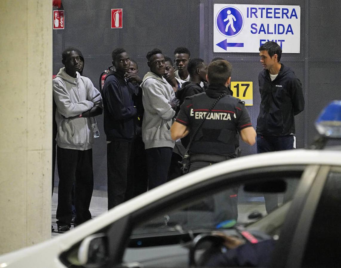 Han llegado este lunes y esperaban ser recogidos para trasladarlos a Francia