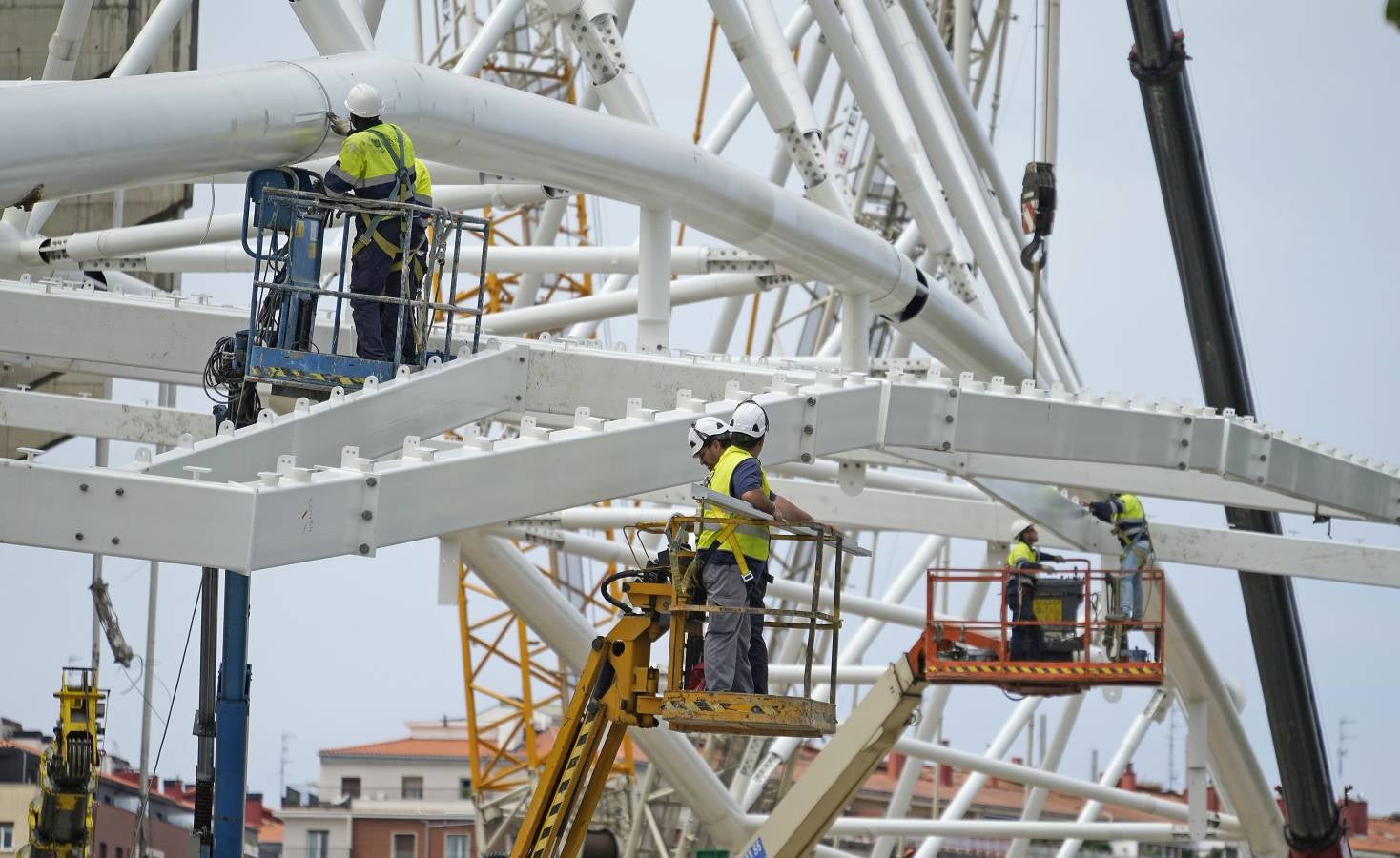 El nuevo campo de la Real Sociedad continúa su transformación.