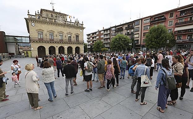 La concentración de Irun.
