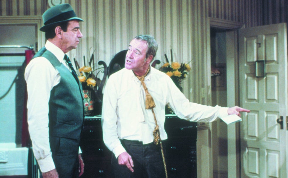 Jack Lemon y Wlater Matthau en un fotograma de 'Aquí, un amigo' dirigida por Billy Wilder (1981) 