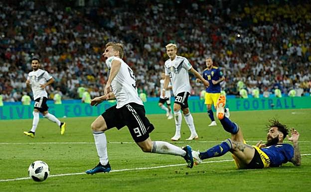 La fatídica falta de Durmaz a Werner. 