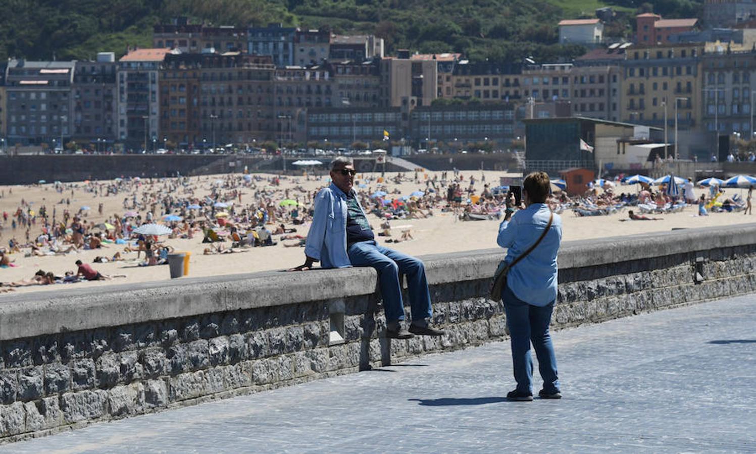 El buen tiempo nos acompañará toda la semana en la capital guipuzcoana salvo la jornada del miércoles, en la que caerán precipitaciones sin gran importancia