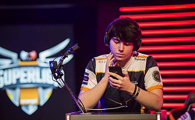 Beñat Juarros, en plena competición. 