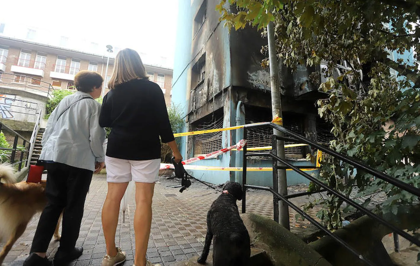 El incendio se ha desatado sobre las 4.45 horas en el número 29 de la calle Los Luises y se ha saldado sin heridos 