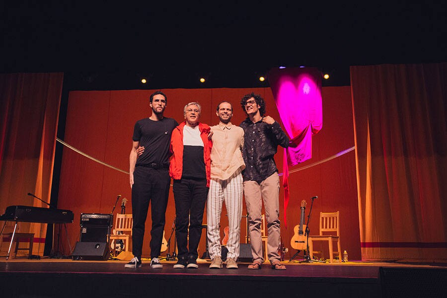 Ofertório: Caetano, Moreno, Zeca, Tom Veloso actuarán en el auditorio del Kursaal, a las 18:00 horas y tendrá un coste de 45 euros.