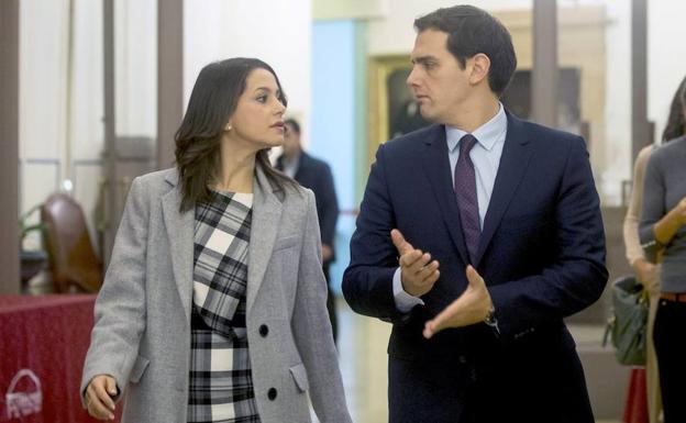 Inés Arrimadas y Albert Rivera.