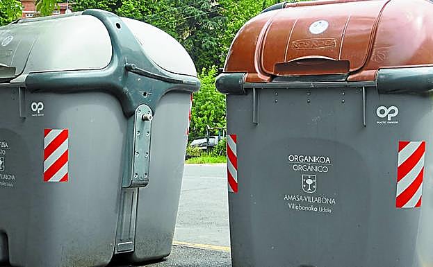 Contenedor marrón para el orgánico que funciona con chip.