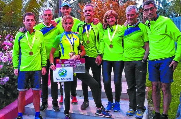 El grupo de marchadores de Hernani estará hoy en Miramón.