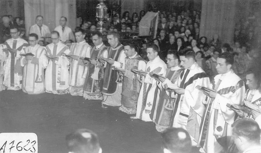 Ordenación sacerdotal de José María Setién en 1951