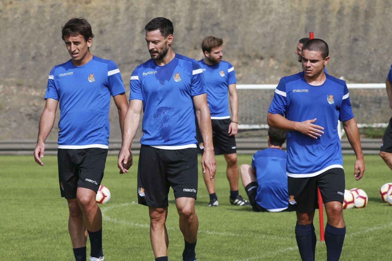 Segundo entrenamiento de la semana en Zubieta para los hombres de Asier Garitano.